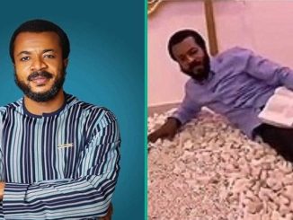 Ebuka Obi Shares 'Secret' of His Powers, Video Shows Heap of Stones Where He Sleeps at Night