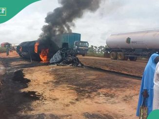 Tension as Explosion Rocks Otedola Bridge in Lagos, Photos, Details Emerge