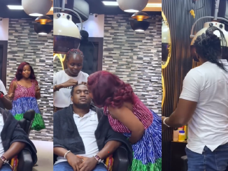 Celebrity designer Veekee James Pranks Her Husband At A Hair Salon (WATCH)