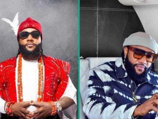 Fans reacts as Kcee Gets Called Out Over Fake Luxury Shirt: "Normally My Bro No Dey Wear Original"