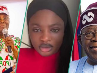 "This Won't Make People Love You": Nigerians React as Atiku Backs NYSC Member Who Criticised Tinubu