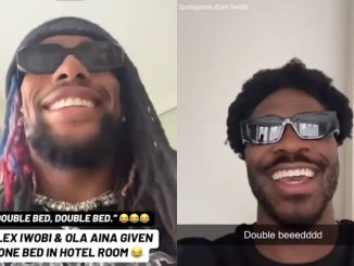 ‘Double bed!’ - Iwobi, Aina stunned by shared bed mix-up on Super Eagles duty