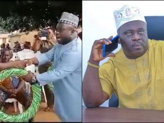 Kogi State minority leader empowers poeple with motorcycle tyres