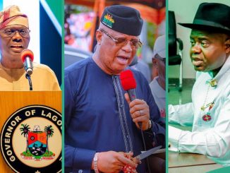 Super Eagles: Emotional Pictures of 3 Governors Who Feel Sad as Nigeria Draw Zimbabwe in Uyo