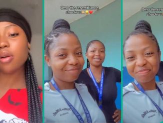 Lady Finds Someone Who Looks Like Her in School, Their Video Amazes Many: "The Resemblance Too Much"