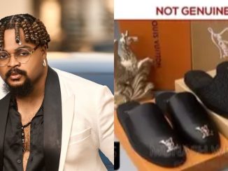 Whitemoney responds after being called out for wearing fake designer shoes