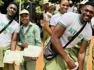 "Me & My small wins!" – BBNaija Star Sammie Celebrates Completing His NYSC Program (IMAGE)