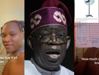 Man cries out as ₦23k fan from Buhari’s era now costs ₦110k under Tinubu