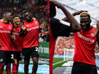 Boniface returns to action for Leverkusen with goal against Bochum