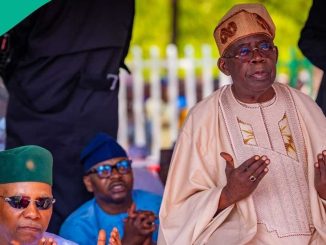 PHOTOS: Tinubu Joins Abuja Muslims for Eid-el-Fitr Prayers, Sends Major Message