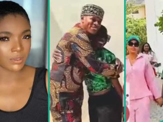 Annie Idibia Makes 1st Public Appearance as Man Happily Hugs Her, Regina Daniels Spotted in Video
