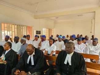 [Just In] Lagos Assembly Crisis: Lawmakers Arrive Court