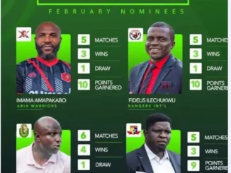 NPFL: Nominees for Coach of the Month unveiled