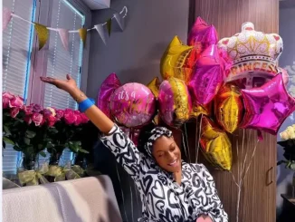 Nollywood actress Chika Ike welcomes baby girl