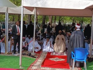 President Tinubu, Shettima Join Eid-El-Fitr Prayers In Abuja