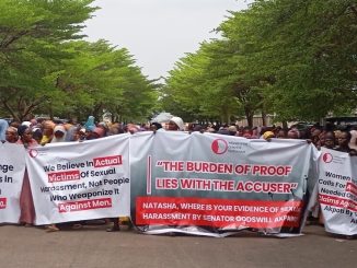 Protesters Storm UN Building In Abuja, Demand Evidence From Natasha