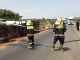 Tanker carrying 45,000 litres of petrol falls into ditch in Oyo