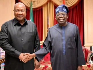 Tinubu hosts Ghana’s President Mahama in Abuja