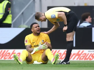 Freiburg’s Nigerian-eligible goalkeeper Atubolu sidelined indefinitely with shoulder injury