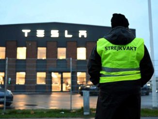 Swedish insurer drops $160 mn Tesla stake over labour rights
