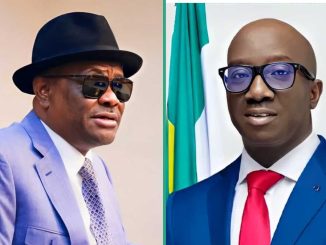 Drama As Wike Celebrates Okpebholo’s Tribunal Victory, “I Believe in You”