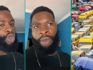 Nigerian Man in Lagos Cries Out After Being Stuck in Traffic for Hours, Video Gets Attention Online