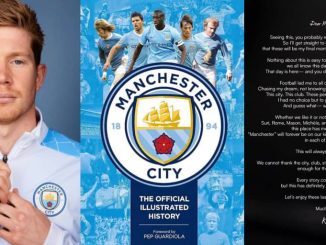 Kevin De Bruyne bids farewell to Manchester City