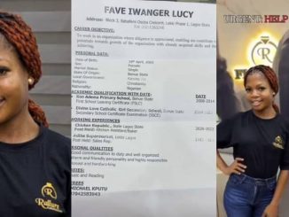 CV of 22-year-old lady who fled with employer's ₦100m jewelry surfaces online