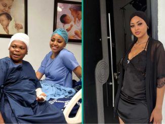 Regina Daniels Makes Movie With Osita Iheme ‘Pawpaw’, Fans Gush Over Photos: “He Made My Childhood”