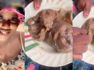 "This one na Amala just open the middle put ewedu and stew" – Lady stúnned by the appetizing moi-moi her brother's fiancée cooked for her mother (WATCH)