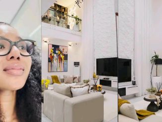Nancy Isime emotional as she unveils luxurious mansion