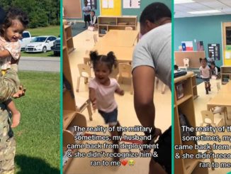 Military Man Who Returned Home Sad as His Little Daughter Fails to Recognise Him, Runs to Her Mother