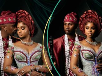 JP 2025: Juma Jux swoons wife Priscy Ojo over as he performs their wedding song on the dancefloor