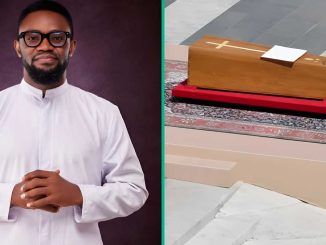 Nigerian Reverend Father Shares What He Loves About Pope Francis' Coffin During Burial, People React