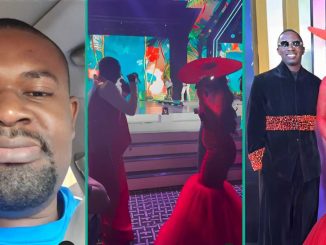 Man Observes Priscilla Ojo After Seeing Her with Juma Jux at Headies: “She Don Rush Carry Belle”