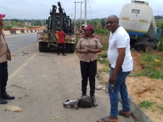 6 Injured As Bus Rams Into Petrol Tanker In Anambra