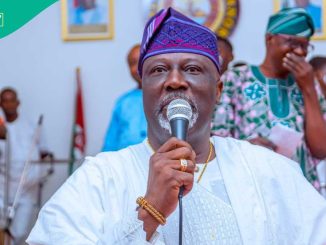 Reactions as Dino Melaye Preaches at Abuja Church: “So You and Fani-Kayode don Start Ministry Work”