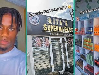 Caring Nigerian Husband Opens Supermarket for His Wife, Stocks It With Goods in Video