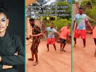 Brothers Dance With Reckless Abandon as Sister Who Rejected Plenty Suitors Finally Gets Married