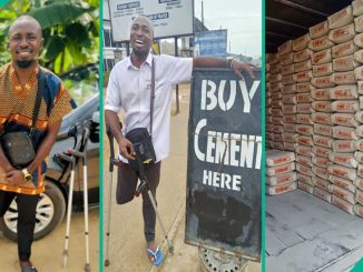 "One Bag is N10,300": Man Who is Physically Challenged Becomes Cement Dealer, Opens Big Store