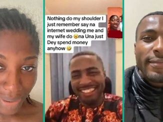 Nigerian Man Who Organised 'Internet Wedding' With Lover Posts Video Online, People React