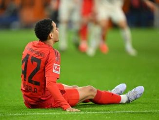 Bayern suffer major blow as Musiala ruled out for eight weeks with hamstring tear