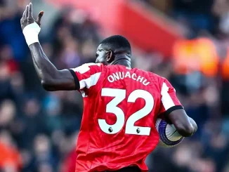 EPL: Onuachu on target in Southampton's home draw against Crystal Palace