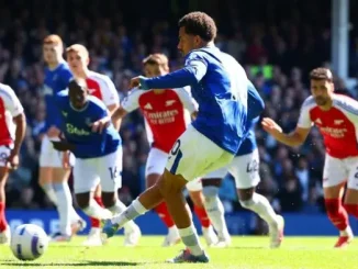 EPL title race: It’s over now - Jim Beglin tells Arsenal after 1-1 draw with Everton