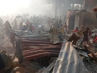 Early morning inferno destroys stalls, goods at popular Jos terminus market