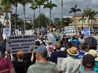 'Hands off' protests against Trump, Musk spread in US