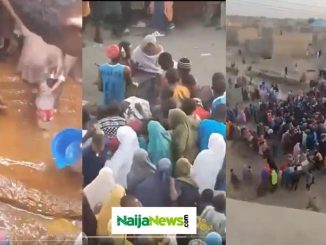 VIDEO: Kano Hisbah Destroys 'Healing Water' Site Alleged To Be Islam's Prophet Muhammad's Footsteps
