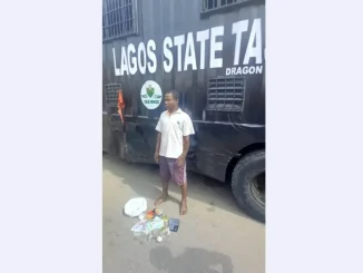 Lagos taskforce arrests okada rider over drug trafficking