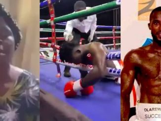 Mother of Nigerian boxer who passed away mid-fight pleads for justice, shares son’s last message
