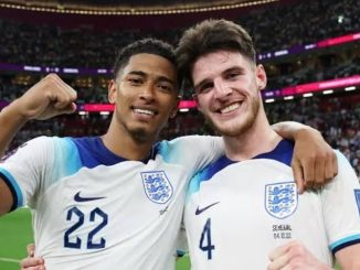Jude Bellingham and Declan Rice
